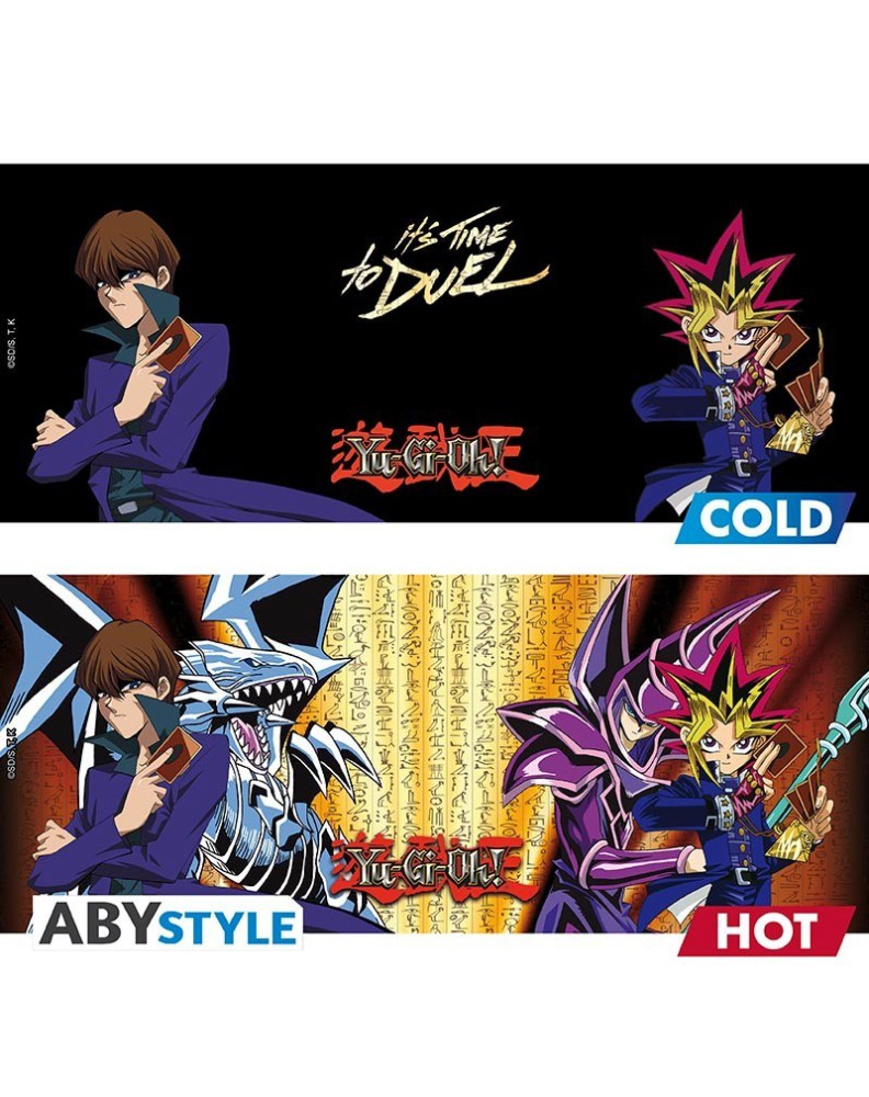 TAZA CAMBIO DE COLOR YU-GI-OH! - 460 ML YUGI VS KAÏBA Vista 3