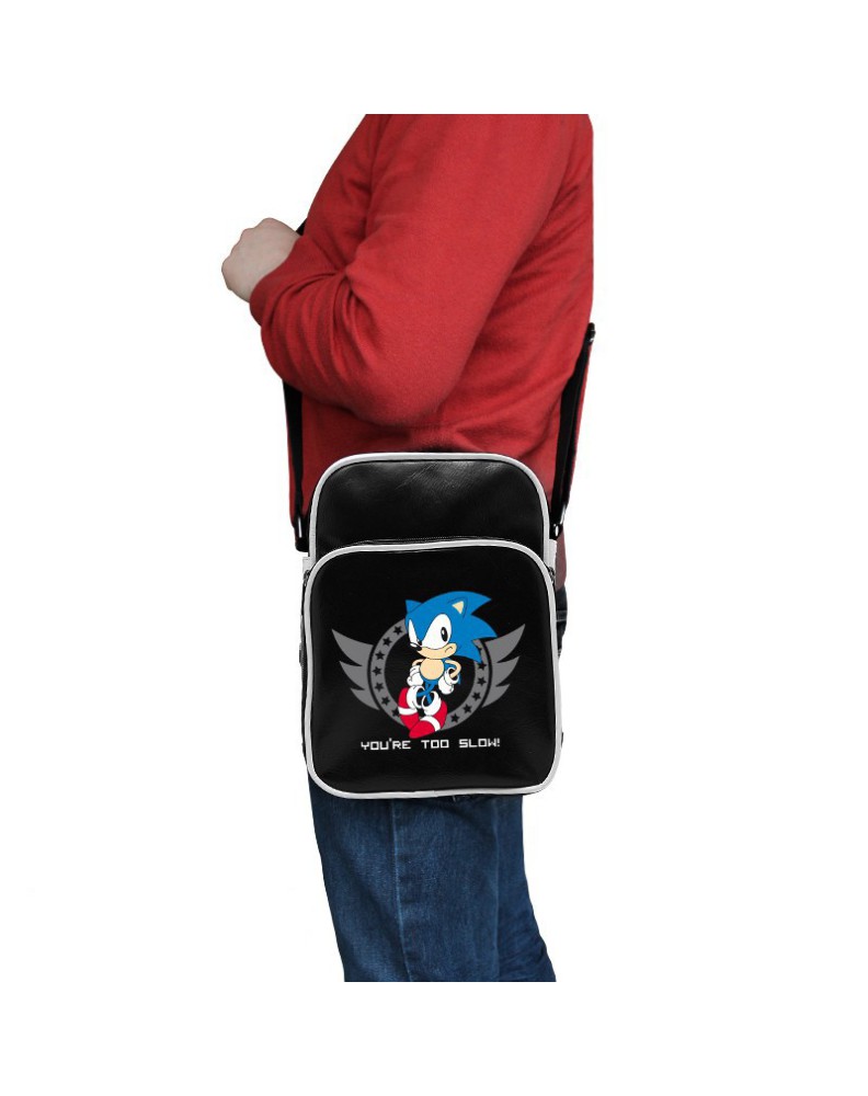 SONIC - MESSENGER BAG "TOO SLOW" - VINYL SMALL SIZE - HOOK View 4