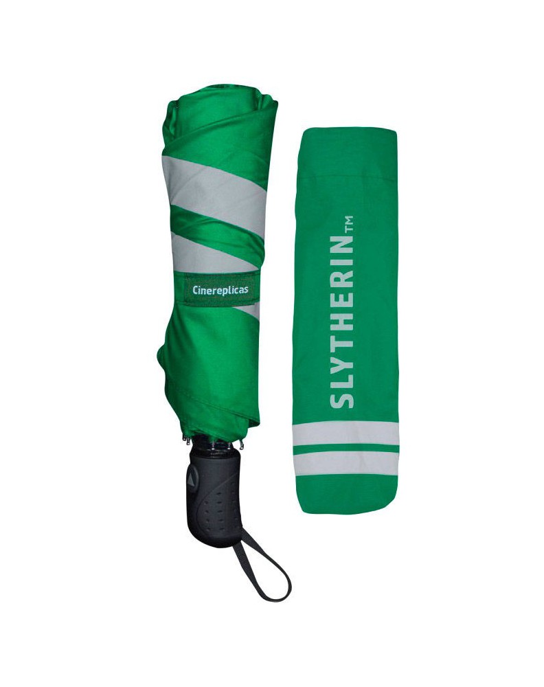 PARAGUAS AUTOMATICO PLEGABLE SLYTHERIN HARRY POTTER Vista 3