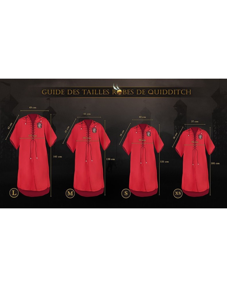 ROBE QUIDDITCH GRYFFINDOR HARRY POTTER SIZE: M / FINISH: UNICO View 4