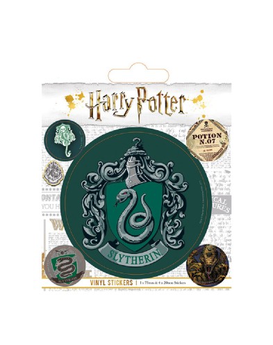 JUEGO DE PEGATINAS HARRY POTTER SLYTHERIN