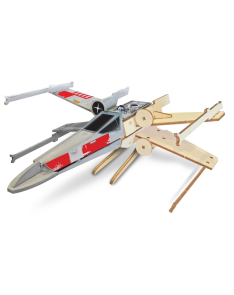 WOOD MODEL FOR PAINT STAR WARS X-WING View 3