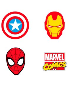 PACK 4 erasers MARVEL Vista 2