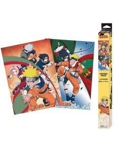 NARUTO - SET 2 CHIBI POSTERS - TEAM 7 (52X38)