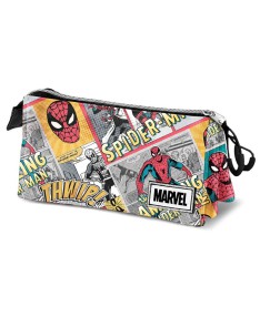 MARVEL SPIDERMAN TRIPLE PENCIL CASE STRIP