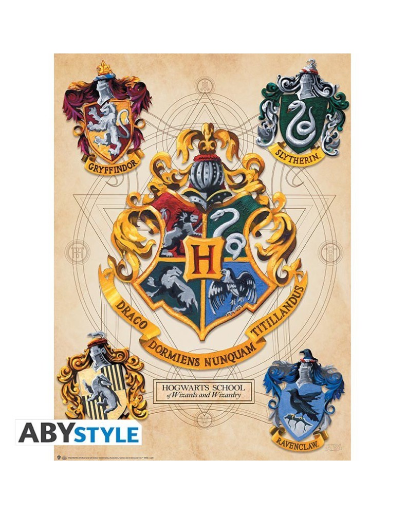 SET 2 POSTERS ESCUDO Y MAPA MERODEADOR - HARRY POTTER (52X38 CM) Vista 2