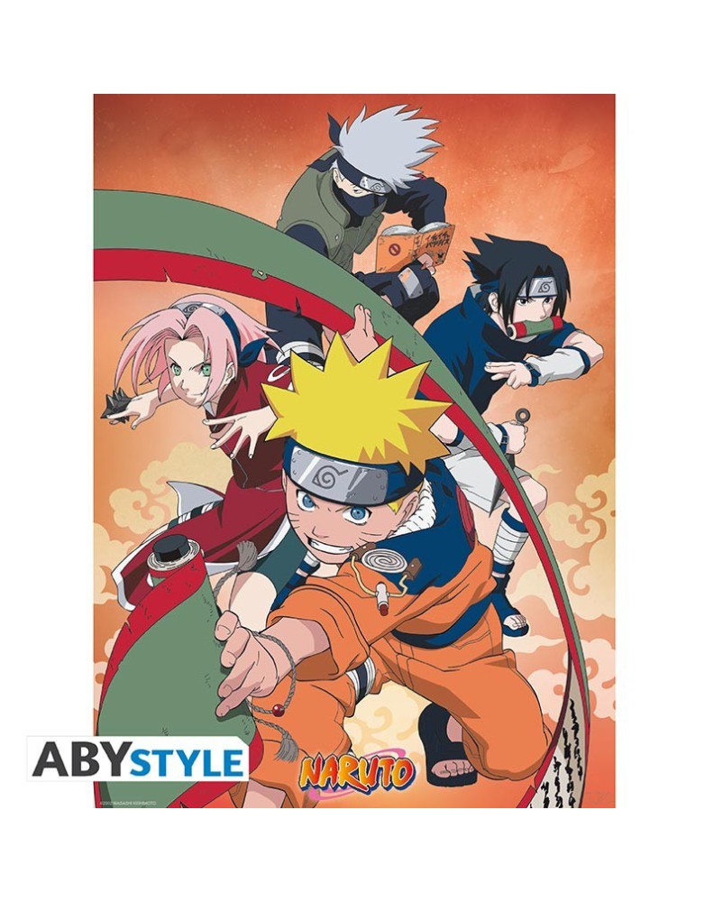 POSTER "TEAM 7" - NARUTO (52X38 CM)