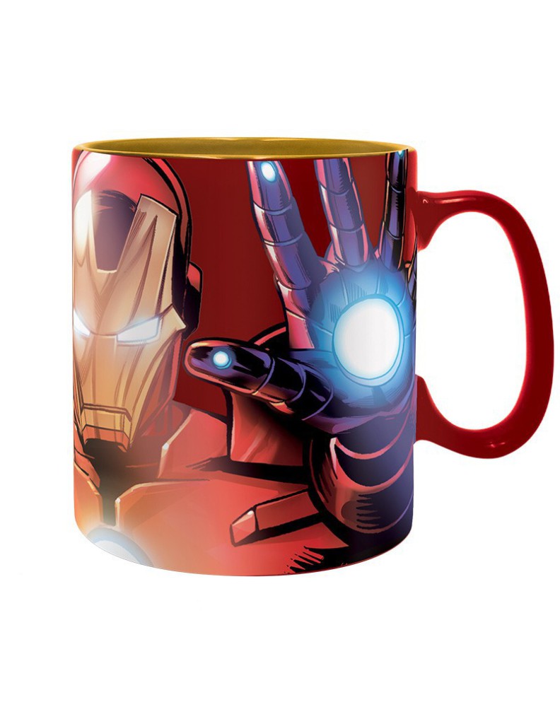 IRON MAN METAL MUG 460 ML EFFECT "THE ARMORED AVENGER" - MARVEL