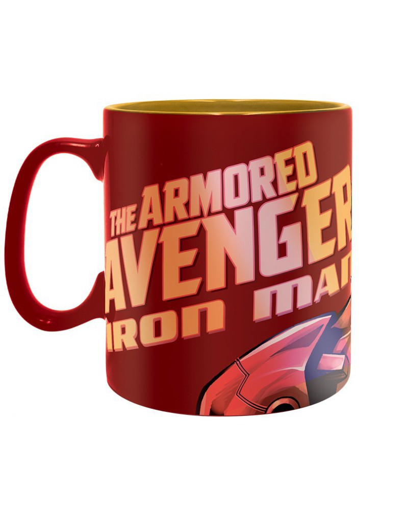 IRON MAN METAL MUG 460 ML EFFECT "THE ARMORED AVENGER" - MARVEL Vista 2