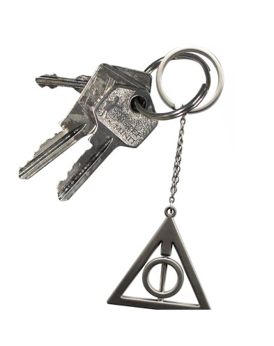 LLAVERO 3D EMBLEMA DE LAS RELIQUIAS DE LA MUERTE - HARRY POTTER Vista 2