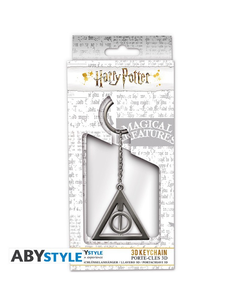 3D KEYCHAIN EMBLEM OF THE DEATHLY HALLOWS - HARRY POTTER View 4