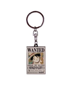 KEYCHAIN WANTED LUFFY ONE PIECE