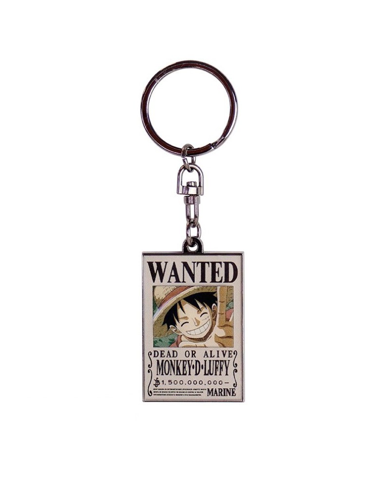 KEYCHAIN WANTED LUFFY ONE PIECE