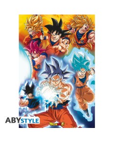 POSTER - GOKU'S TRANSFORMATIONS (91.5X61) DRAGON BALL SUPER