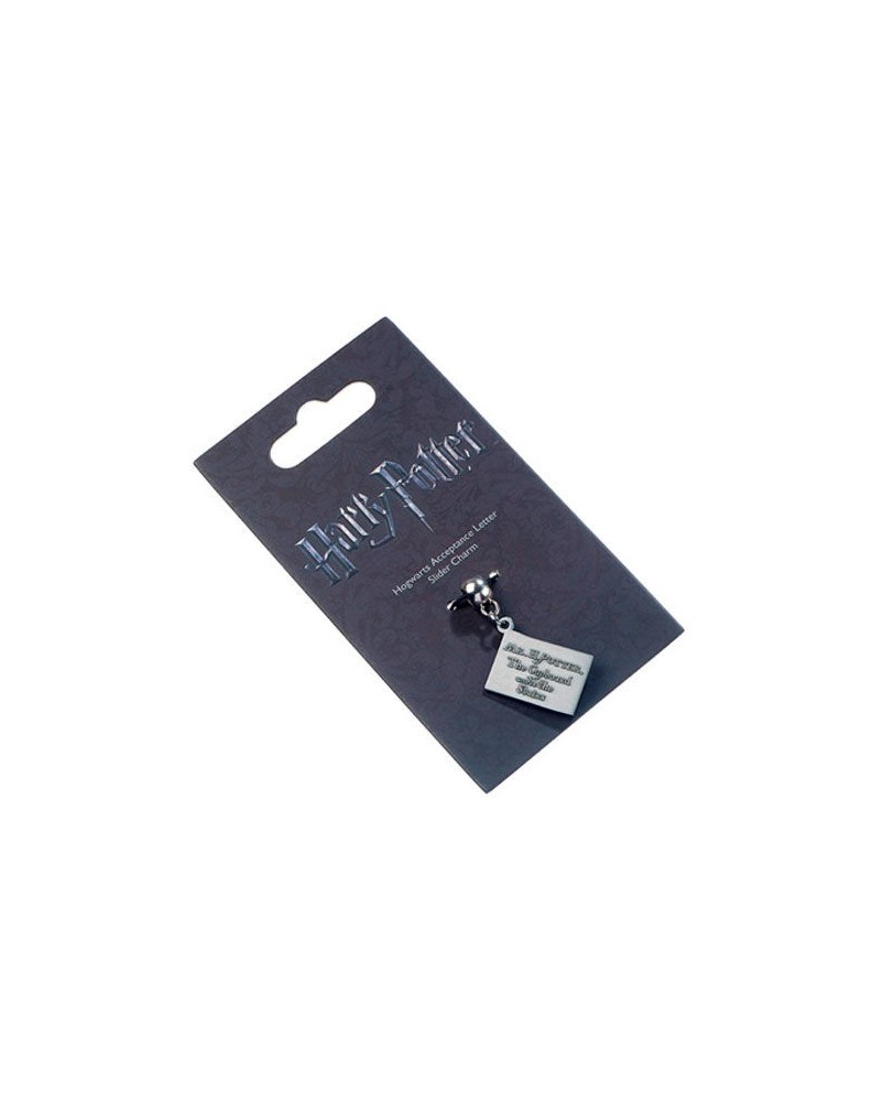 HOGWARTS ACCEPTANCE LETTER SLIDER CHARM - HARRY POTTER