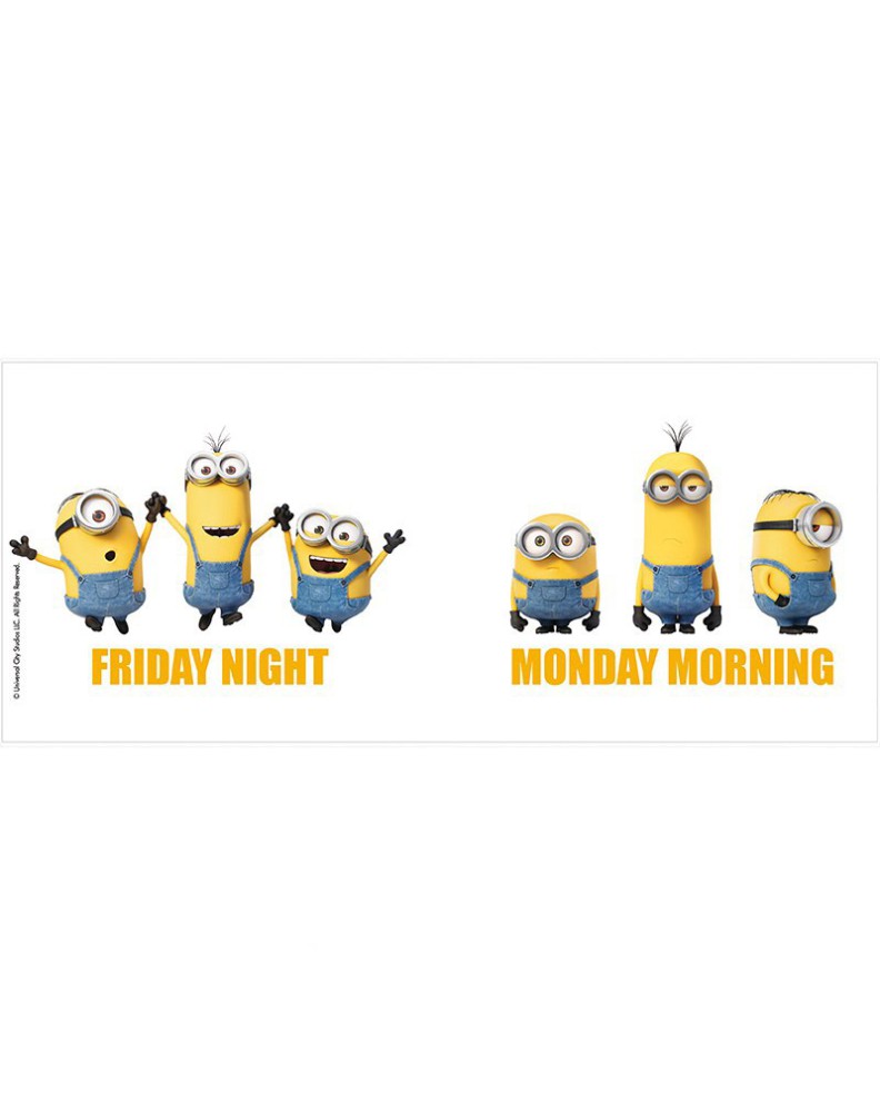 TAZA MINIONS FRIDAY VS MONDAY - 320 ML Vista 3