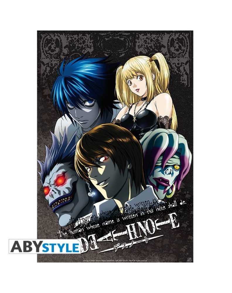 POSTER DEATH NOTE PROTAGONISTS 52 X 38 CM