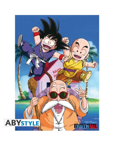 POSTER DRAGON BALL KAME TEAM (52X38)