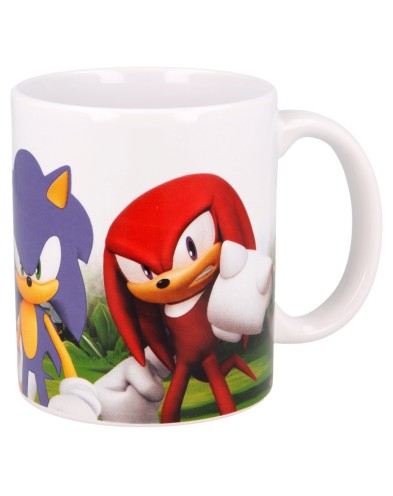 TAZA CERAMICA 325 ML EN CAJA REGALO SONIC Vista 2