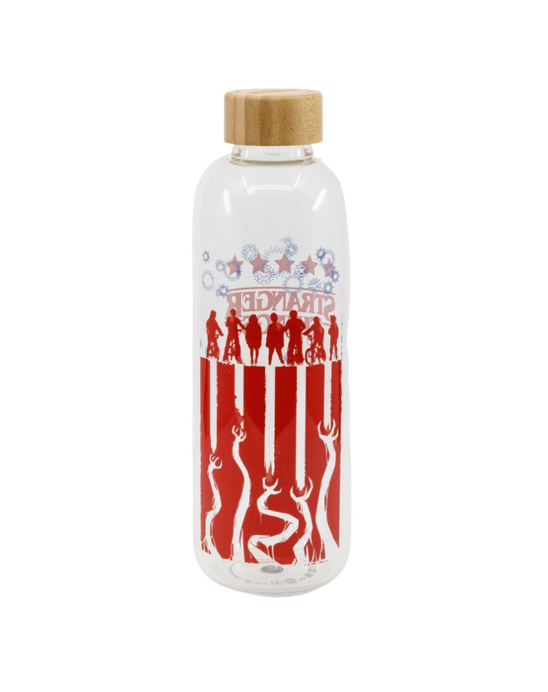 BIG GLASS BOTTLE 1030 ML STRANGER THINGS