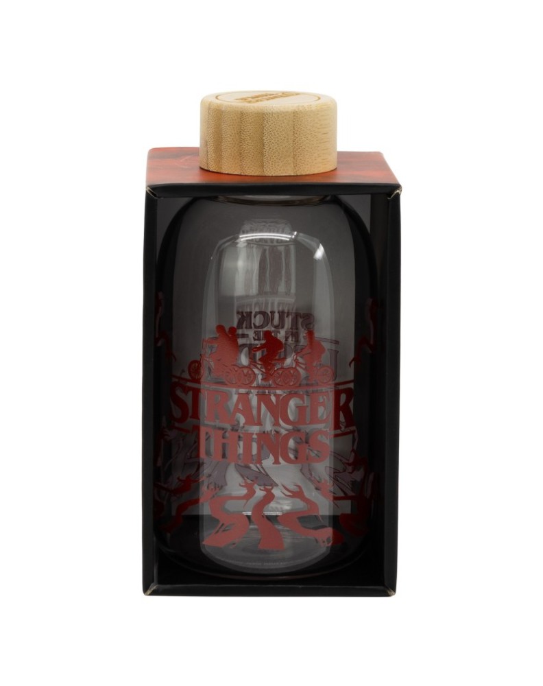 BOTELLA DE CRISTAL PEQUEÑA 620 ML STRANGER THINGS Vista 4