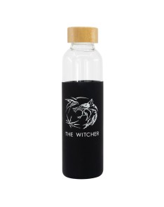 BOTELLA DE CRISTAL CON FUNDA DE SILICONA 585 ML THE WITCHER