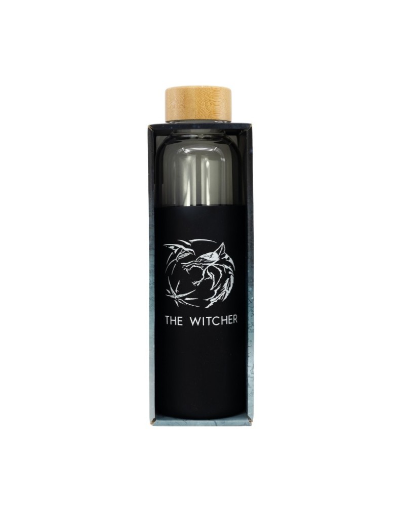 BOTELLA DE CRISTAL CON FUNDA DE SILICONA 585 ML THE WITCHER Vista 2