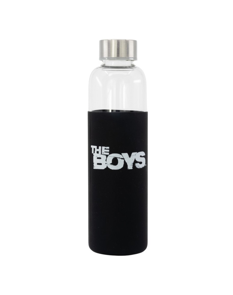 GLASS BOTTLE WITH SILICONE CASE 585 ML THE BOYS