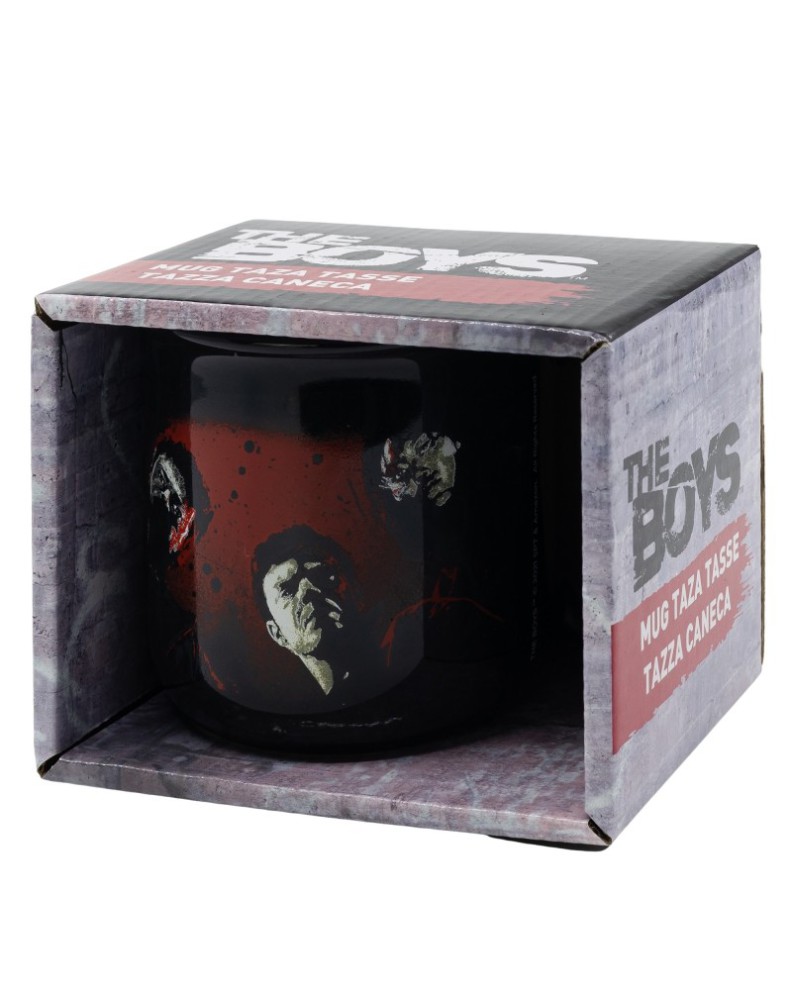 TAZA CERAMICA DESAYUNO 400 ML THE BOYS EN CAJA REGALO Vista 3