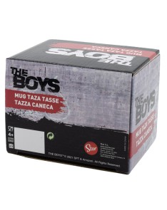 TAZA CERAMICA DESAYUNO 400 ML THE BOYS EN CAJA REGALO Vista 4