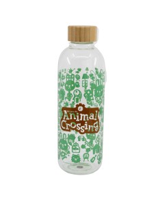 BOTELLA DE CRISTAL GRANDE 1030 ML ANIMAL CROSSING