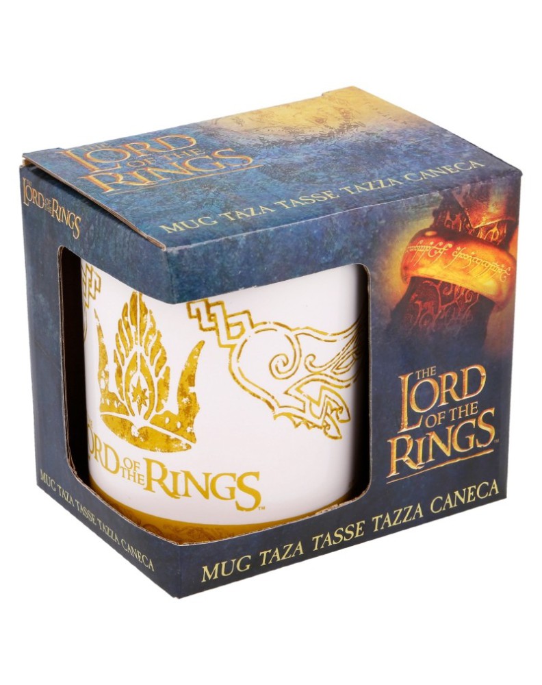 TAZA CERAMICA 325 ML EN CAJA REGALO LORD OF THE RINGS