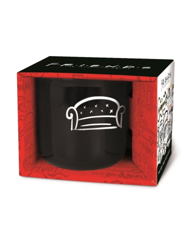 TAZA CERAMICA DESAYUNO 400 ML FRIENDS II EN CAJA REGALO