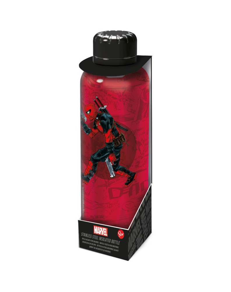 BOTELLA TERMO ACERO INOXIDABLE 515 ML DEAD POOL