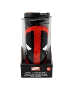 VASO TERMO CAFE ACERO INOXIDABLE 425 ML DEAD POOL Vista 4