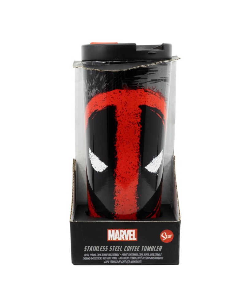 VASO TERMO CAFE ACERO INOXIDABLE 425 ML DEAD POOL Vista 4