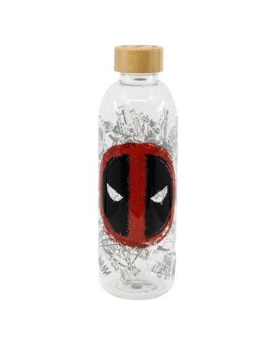 BIG GLASS BOTTLE 1030 ML DEAD POOL