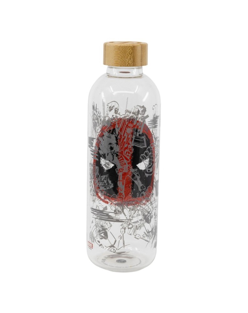 BIG GLASS BOTTLE 1030 ML DEAD POOL Vista 2