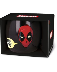 TAZA CERAMICA GLOBE 380 ML EN CAJA REGALO DEAD POOL