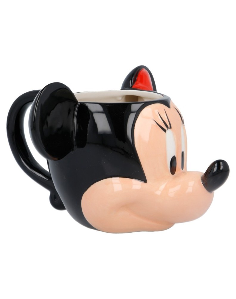 TAZA CERAMICA 3D 360 ML. CABEZA MINNIE EN CAJA REGALO Vista 4