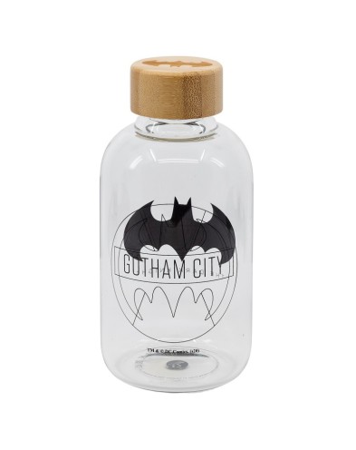 SMALL GLASS BOTTLE 620 ML BATMAN SYMBOL Vista 2