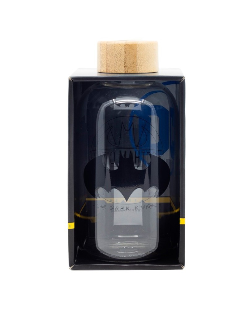 SMALL GLASS BOTTLE 620 ML BATMAN SYMBOL View 4