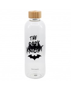 LARGE GLASS BOTTLE 1030 ML BATMAN SYMBOL