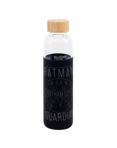 GLASS BOTTLE WITH SILICONE CASE 585 ML BATMAN SYMBOL Vista 2