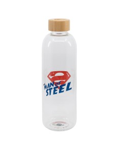 LARGE GLASS BOTTLE 1030 ML SUPERMAN SYMBOL Vista 2