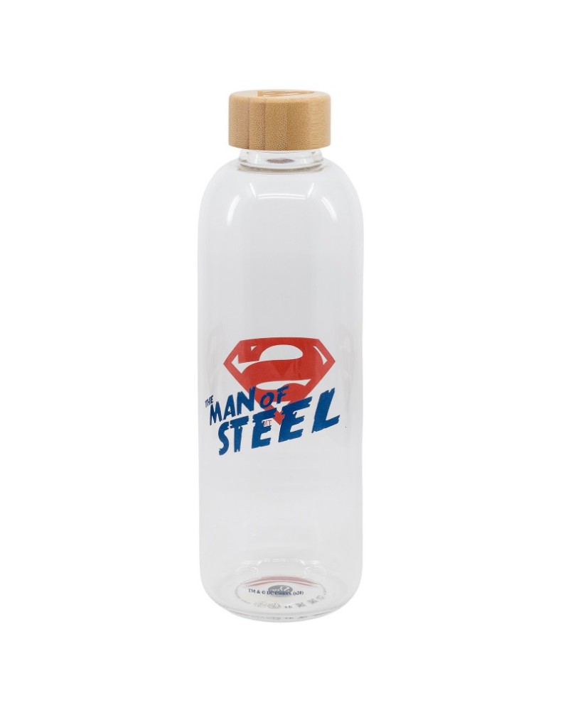 LARGE GLASS BOTTLE 1030 ML SUPERMAN SYMBOL Vista 2