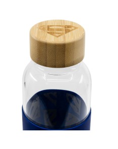 GLASS BOTTLE WITH SILICONE CASE 585 ML SUPERMAN SYMBOL View 3