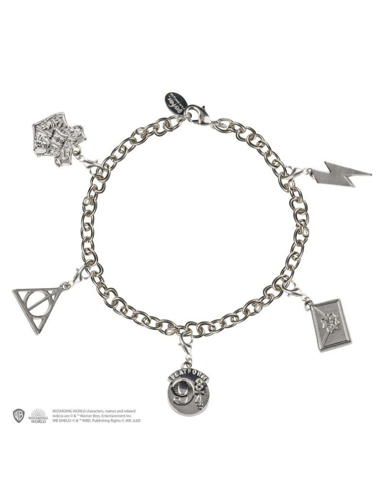 PULSERA CON CHARMS HARRY POTTER ICONOS