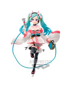 HATSUNE MIKU RACING DRESS AND PATTERN RACING MIKU 2020 KIMONO VER. FIGURE 18CM