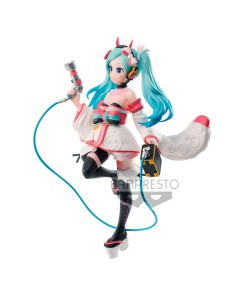 HATSUNE MIKU RACING DRESS AND PATTERN RACING MIKU 2020 KIMONO VER. FIGURE 18CM Vista 2